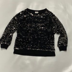 Girls mirrored sequin top, size 7